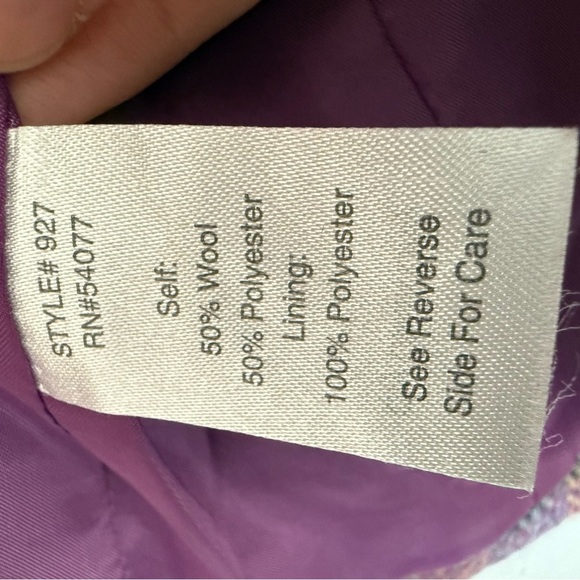 Cabi Multi color plaid blazer wool blend Size: 0 - Picture 6 of 6